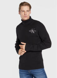 Calvin Klein Bluză cu gât J30J322202 Negru Regular Fit