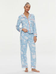 DKNY Pijama YI80003 Albastru celest Regular Fit