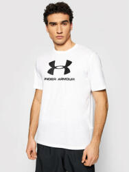 Under Armour Tricou Ua Sportstyle Logo 1329590 Alb Loose Fit