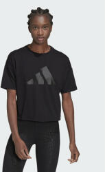 adidas Tricou Train Icons 3 Bar Logo T-Shirt HD8973 Negru Regular Fit