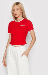 adidas Tricou Binding Details HL6570 Roșu Slim Fit