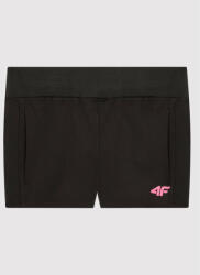4F Pantaloni scurți sport HJZ21-JSKDTR001 Negru Regular Fit