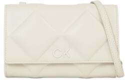 Calvin Klein Geantă Re-Lock Quilt Mini Bag K60K611086 Écru
