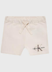 Calvin Klein Jeans Pantaloni scurți sport Monogram Logo IN0IN00061 Bej Regular Fit