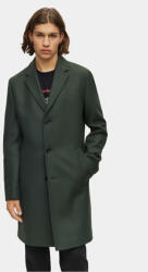 HUGO BOSS Palton de lână Malte2341 50501968 Verde Regular Fit