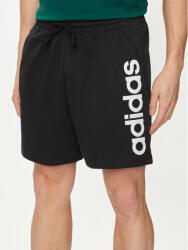 adidas Pantaloni scurți sport AEROREADY Essentials Single Jersey Linear Logo Shorts IC0062 Negru Regular Fit