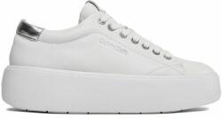 Calvin Klein Sneakers Bubble Cupsole Lace Up HW0HW01861 Alb
