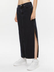 Calvin Klein Jeans Fustă de blugi J20J221808 Negru Regular Fit