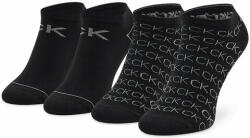 Calvin Klein Set de 2 perechi de șosete scurte de damă 701218779 Negru