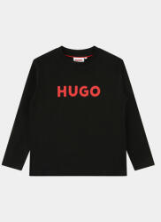 Hugo Bluză G25131 D Negru Regular Fit
