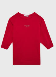 Calvin Klein Jeans Rochie tricotată IG0IG01681 Roz Regular Fit