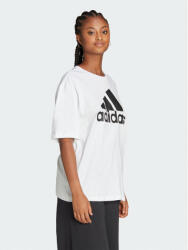 adidas Tricou Essentials Big Logo Boyfriend T-Shirt HR4930 Alb Loose Fit