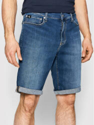 Calvin Klein Jeans Pantaloni scurți de blugi J30J320527 Bleumarin Slim Fit
