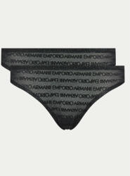 Emporio Armani Underwear Set 2 perechi de chiloți brazilieni 163333 3F204 00020 Negru