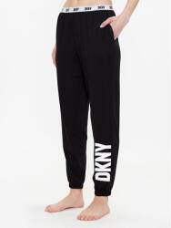 DKNY Pantaloni pijama YI2822635 Negru Regular Fit