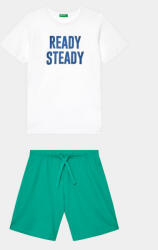 United Colors Of Benetton Set tricou și pantaloni scurți 3096CK006 Colorat Regular Fit