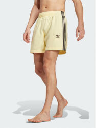 Adidas Pantaloni scurți pentru înot Originals Adicolor 3-Stripes Swim Shorts HT4410 Galben Regular Fit