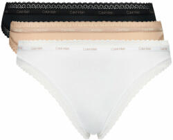 Calvin Klein Underwear Set 3 perechi de chiloți de damă clasici 000QD3804E Colorat