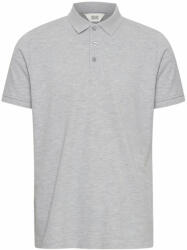 Solid Tricou polo 21106488 Gri Regular Fit