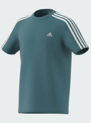 Adidas Tricou Essentials 3-Stripes Cotton T-Shirt IJ6269 Turcoaz Regular Fit