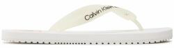 Calvin Klein Jeans Flip flop Beach Sandal Logo YM0YM00656 Alb