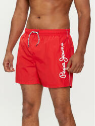Pepe Jeans Pantaloni scurți pentru înot Logo Swimshort PMB10393 Roșu Regular Fit