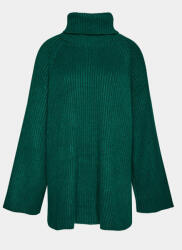Gina Tricot Bluză cu gât 20578 Verde Regular Fit
