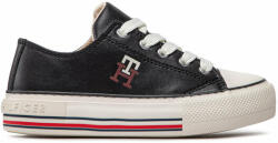 Tommy Hilfiger Teniși Low Cut Lace-Up Sneaker T3A9-32287-1355 m Negru