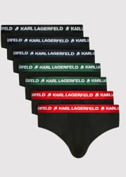 Karl Lagerfeld Set 7 perechi de slipuri 220M2126 Negru