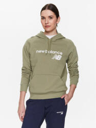 New Balance Bluză Classic Core WT03810 Verde Relaxed Fit
