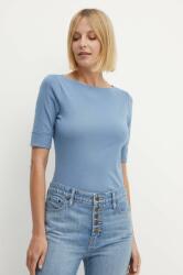 Lauren Ralph Lauren t-shirt női, narancssárga - kék XL