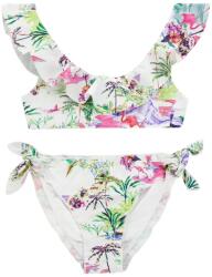 GUESS Многоцветен бански от две части с къдрички за момиче Guess