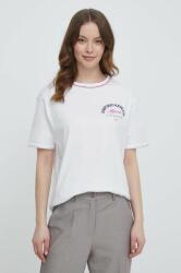 Giorgio Armani pamut póló női, fehér - fehér M - answear - 47 990 Ft