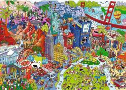 Trefl - Puzzle Spy Guy Lost: USA - 500 piese