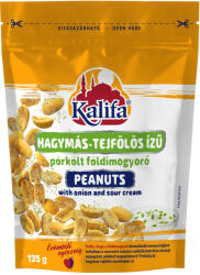 Kalifa Hagymás-tejfölös ízű, pörkölt földimogyoróbél 135 g (2-135-HAGYMAS_TEJFOLOS)