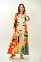 FashionLand ROCHIE LUNGA MEDITATIE URBANA CU BUZUNARE ZENYA TALIE UNICA Multicolora