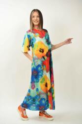 FashionLand ROCHIE LUNGA CU BUZUNARE MANECA SCURTA TIP CLOPOT SPLENDIDOZZO TALIE UNICA Multicolora
