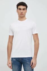Giorgio Armani pamut póló fehér, nyomott mintás - fehér XXL - answear - 39 990 Ft