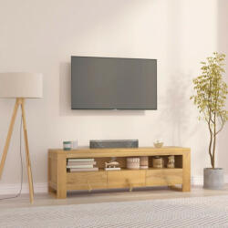 vidaXL tömör tíkfa TV-szekrény 110 x 30 x 35 cm (340872)