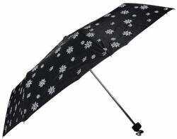 Doppler Női összecsukható mechanikus esernyő Special Mini Edelweiss fekete 700065E03