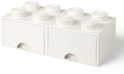 LEGO® LEGO Cutie depozitare 2x4 cu sertare, alb Varsta 4+ ani (40061735)