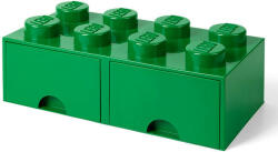 LEGO® LEGO Cutie depozitare 2x4 cu sertare, verde Varsta 4+ ani (40061734)