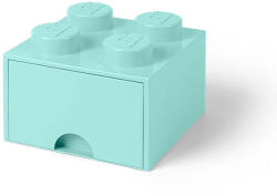 LEGO® LEGO Cutie depozitare 2x2 cu sertar, aqua Varsta 4+ ani (40051742)