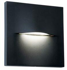 Viokef Lighting wall lamp dark grey square 140x140 vita - vio-4298400 - kültéri világítás|kültéri fali lámpa kültéri fali lámpák