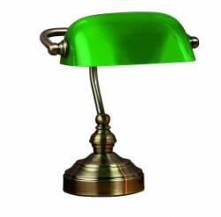 Markslöjd bankers stołowa 25cm1l patyna/zielony - ms-105930 - beltéri világítás|asztali lámpa asztali lámpák