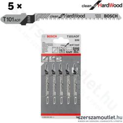Bosch T 101 AOF Clean for Hard Wood szúrófűrészlap 83mm [5db/csomag] (2608634233) (2608634233)