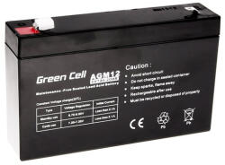 Green Cell Green Cell AGM Zselés akkumulátor 6V 7Ah (GC-32511)