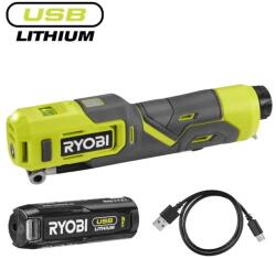 RYOBI USB Lithium pumpa, 2.0 Ah akkuval, töltőkábellel | RI4-120G (5133006140) (5133006140)