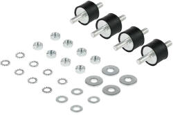 RODIGAS AV 201 klímatartó gumibak szett 4 db-os kiszerelésben, 40x40 mm (AV-201)