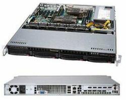 Supermicro 1.1U Chassis for motherboard support size: (12" x 10") (9.6" x 9.6"), 4 x 3.5" hot-swap SAS/SATA drive bay with SES2, 1U 4-Port 12Gbps Backplane Support 4 (CSE-813MF2TQC-505CB)